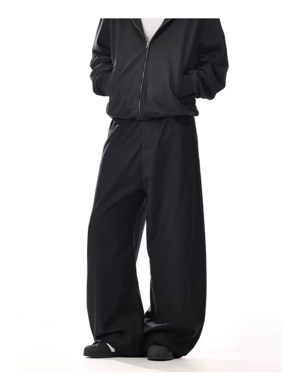 Classy New Yorker Dark Grey Baggy Pants