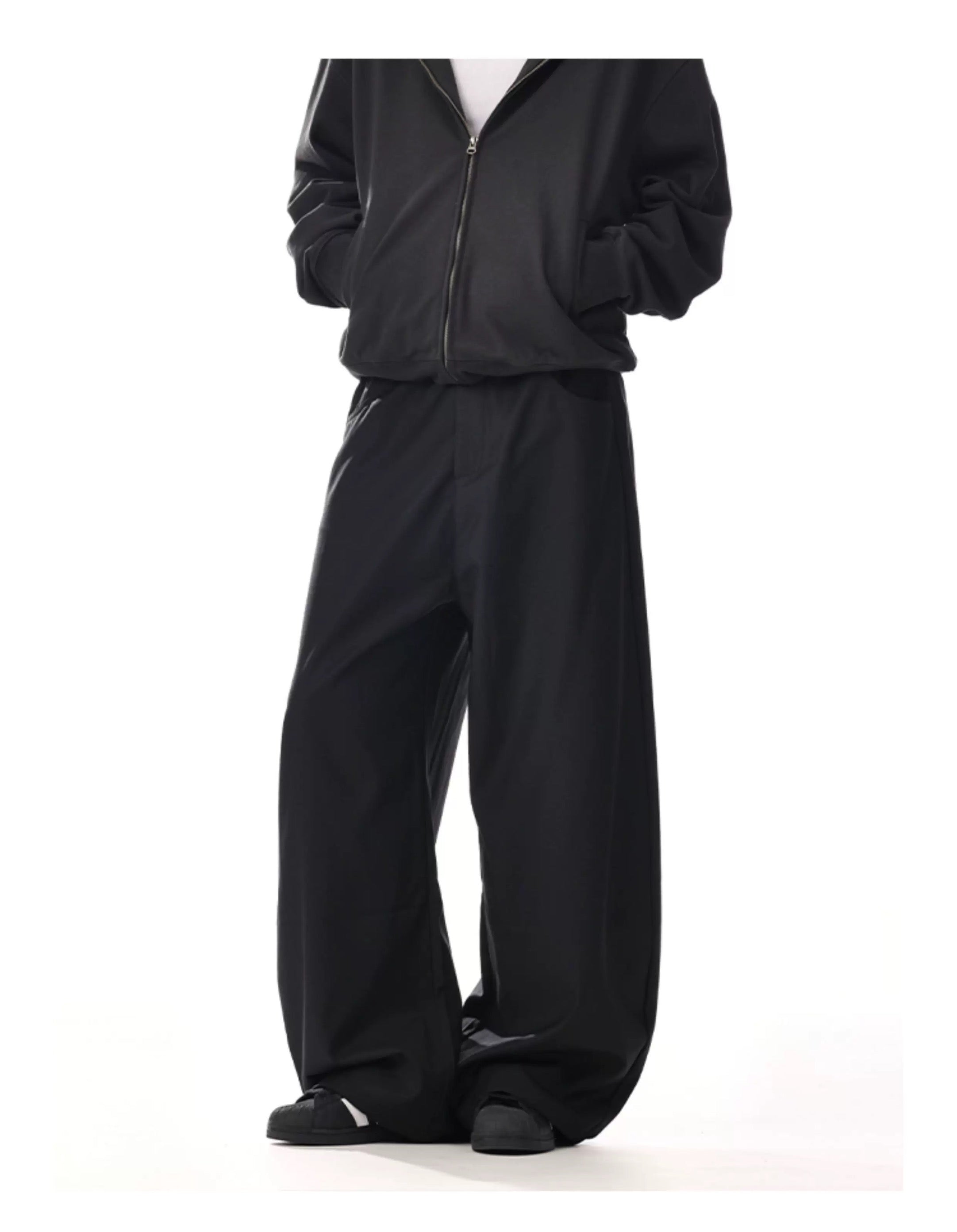 Classy New Yorker Dark Grey Baggy Pants