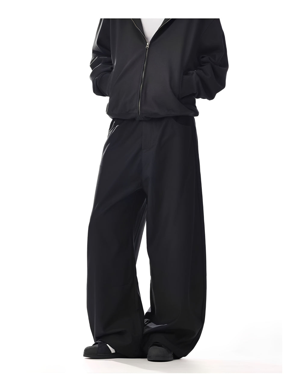 Classy New Yorker Dark Grey Baggy Pants
