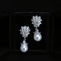 Pearl Crystal Earrings