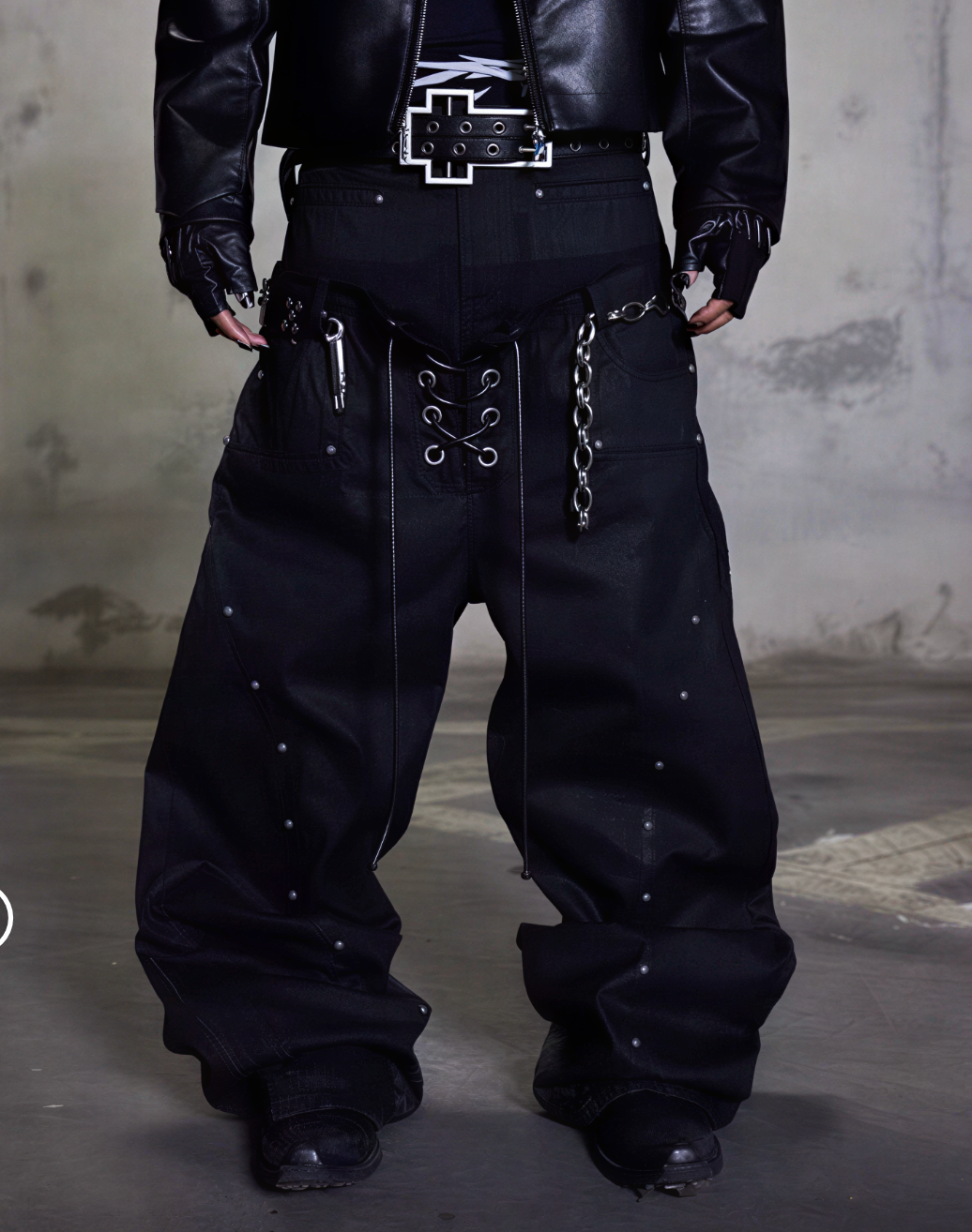 Dark Opium Double Waxed Denim Jeans