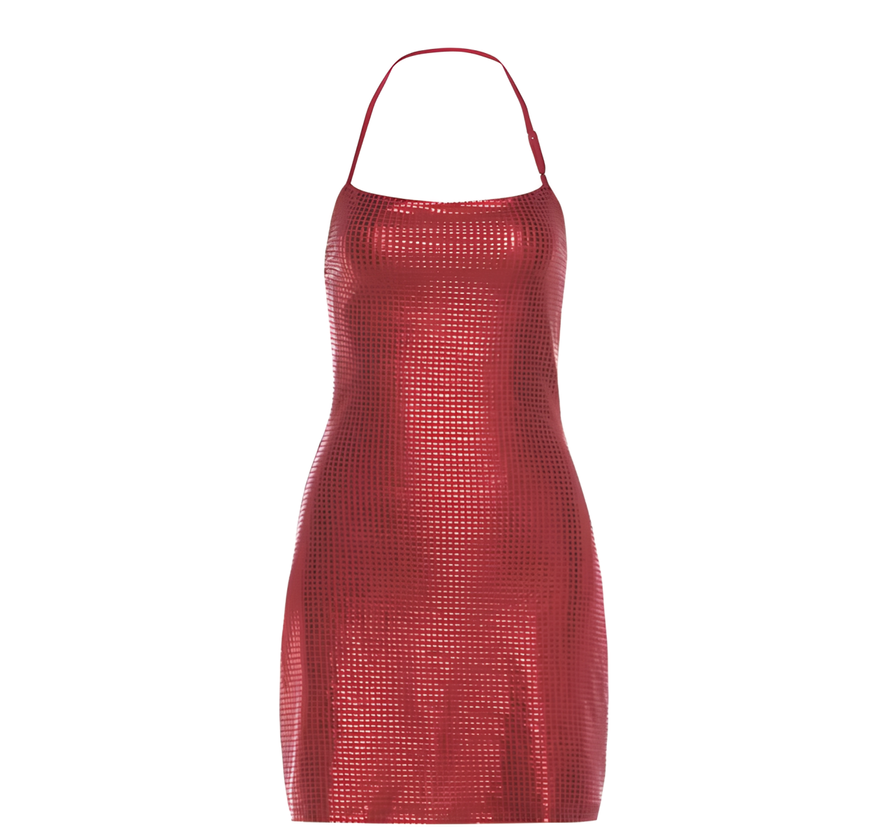 Tight Metallic Mini Dress