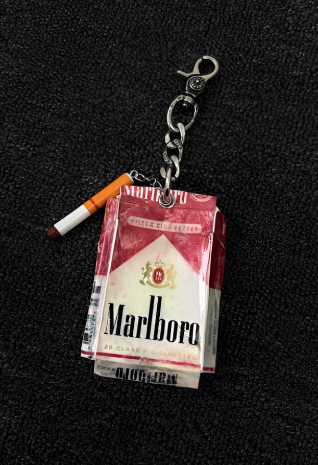 Cigarette Pack Keychain