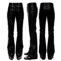 Waxed Punker Flare Denim