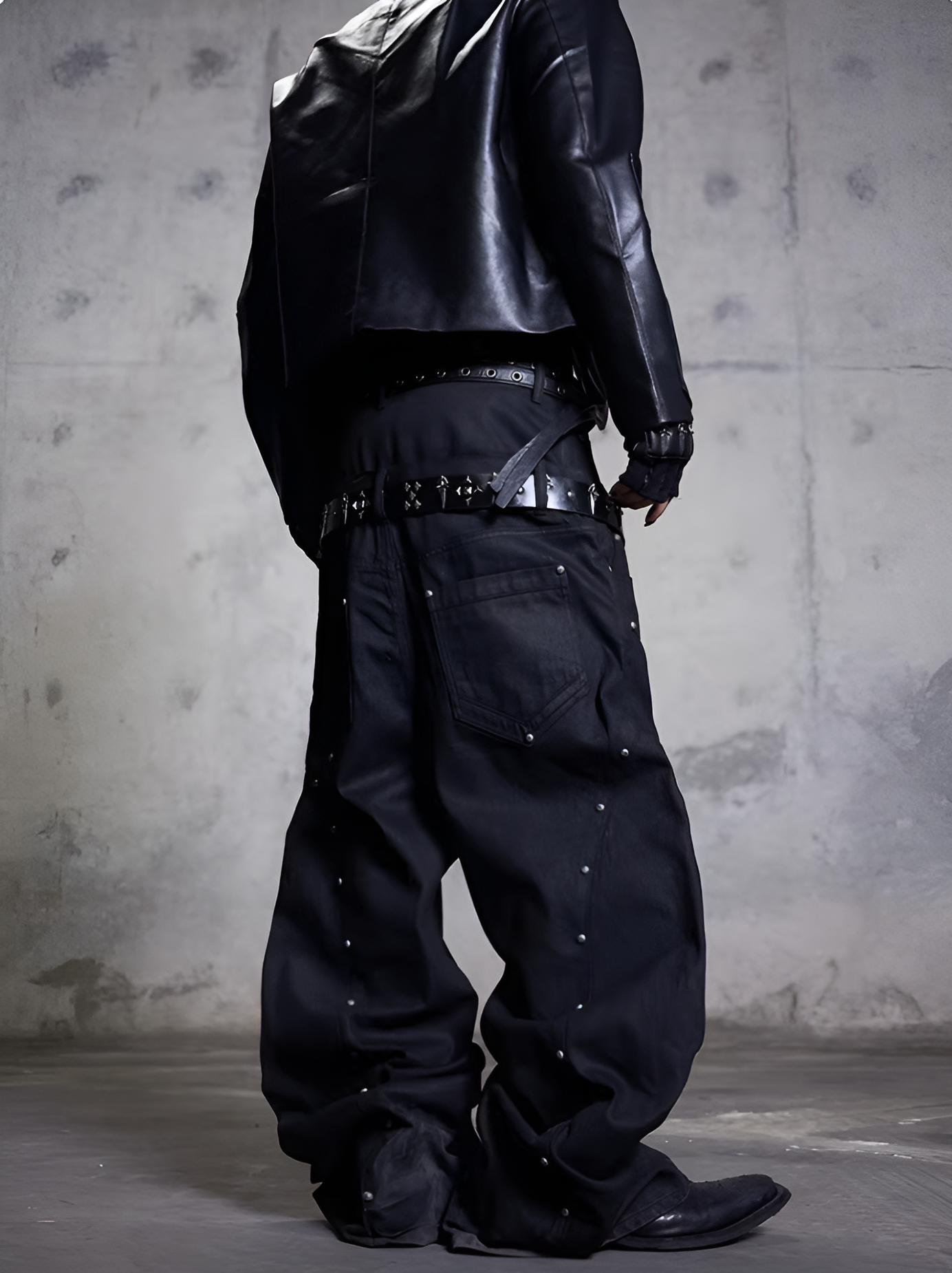 Dark Opium Double Waxed Denim Jeans