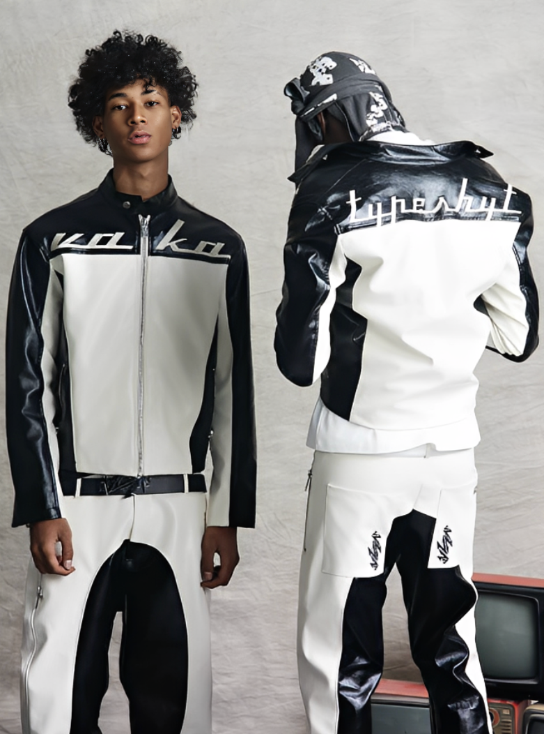 Biker Leather Track Suit (Bottom)