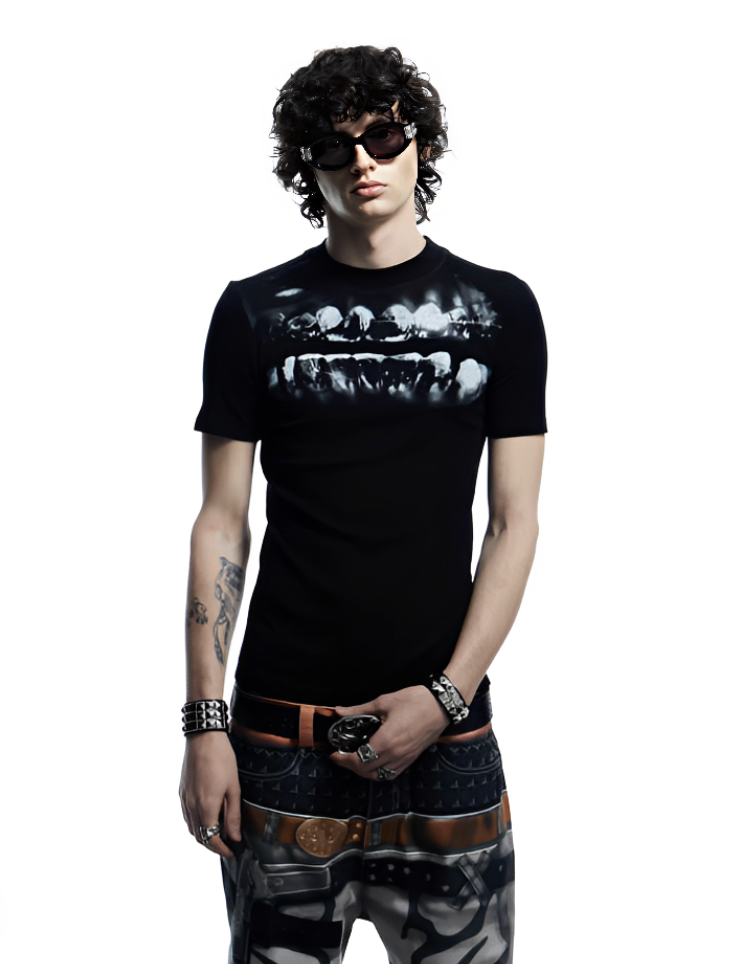 Grillz Print-on T-Shirt